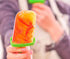 Ozera Popsicle Molds Set of 6 Reusable Ice Pop Molds with Funnel & Cleaning Brush for Homemade Popsicles