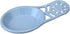 Home Basics Sunflower Cast Iron Spoon Rest, Light Blue Cooking Utensil Holder for Kitchen Countertop, Stovetop, Dinning