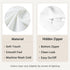 12x20 Inch Cozy PANDICORN Throw Pillow Cover White, Stay Decorative Lumbar Cushion Case for Couch Sofa Bed, Modern