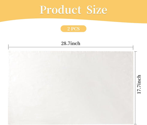 Bread Towels for Bread Baking 2Pcs 18x29 Inches Linen Cloth Flour Sack Towels for Bread Proofing Cover,Tea Towels for Baking Sourdough,Dough,Baguettes,Loaves,Pastry,Homemade Bread Cloth by Rotel