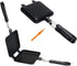GEZICHTA Mini Waffle Maker, Grilled Sandwich Panini Maker, Nonstick Double Sided Frying Pan for Home Kitchen