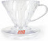 Hario V60 Plastic Coffee Dripper, Size 01, Clear
