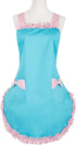 RosieLily Retro Aprons for Women, Vintage Kitchen Apron with Pockets for Cooking and Baking