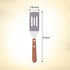 Mrs. Anderson’s Baking Mini Flexible Brownie Cookie Spatula, Stainless Steel Blade, Wood Handle