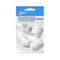 Ateco Standard Plastic Couplers for Cake Decorating Tubes and Bags, Set of 4, White