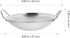 BESTonZON Stainless Steel Wok Pan, Everyday Pan, Korean Pan, Mini Wok Cookware, Non Stick Deep Frying Pot, Metal