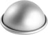 Fat Daddio's PHA-35 Anodized Aluminum Hemisphere Pan, 3.5 x 1.75 Inch