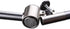 Makidar Stainless Steel Garlic Press Extended Handle Heavy Duty Garlic Mincer and Crusher Manual Kitchen Tool