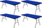 4 Pack Picnic Table Cover Elastic Fitted Tablecloths for 6 Foot Rectangle
