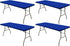 4 Pack Picnic Table Cover Elastic Fitted Tablecloths for 6 Foot Rectangle