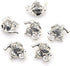 30 Pcs Metal Teapot Tea Cup Charms, Mini Coffee Mug Pendants for DIY Crafts Jewelry - Silver