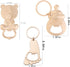 Yuokwer 24 (Blue-3) pcs Baby Shower Favors for Guest Bottle Opener Baby Shower Keepsake Baby Shower Return Gift