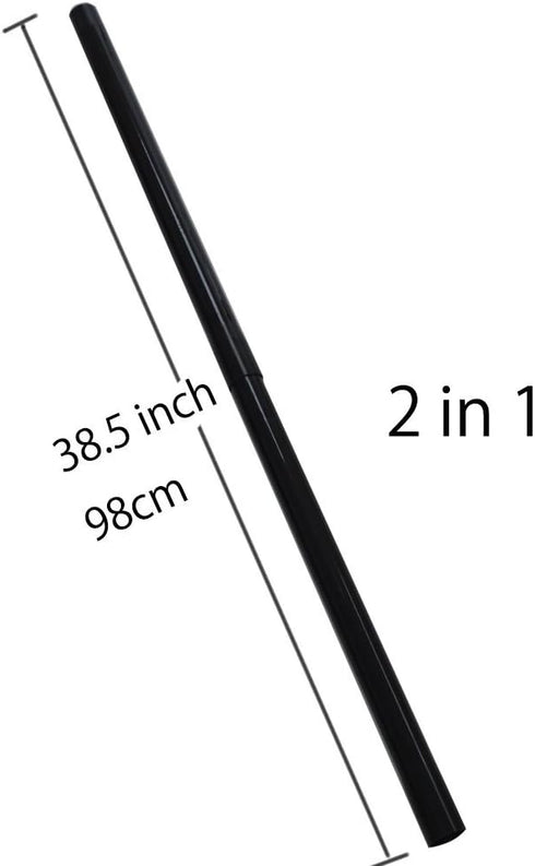 EZ SPARES 2PCS Universal Plastic Tube 19.6-Inch Extension Wands - 1-1/4inch Vacuum Cleaner Accessory Kit