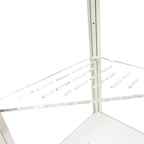 PIAOLGYI Replacement Shelf for IKEA Milsbo Tall Indoor Greenhouse Cabinet, Triangular Acrylic