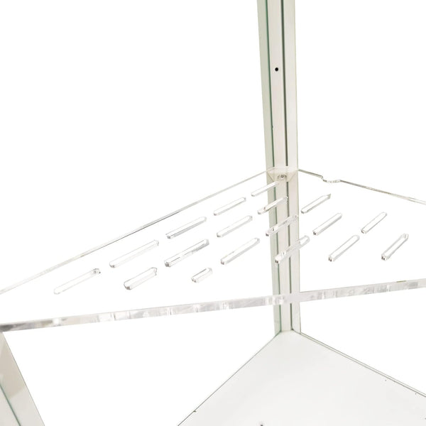 PIAOLGYI Replacement Shelf for IKEA Milsbo Tall Indoor Greenhouse Cabinet, Triangular Acrylic