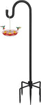 Kingsyard Adjustable Shepherd Hooks for Outdoor - 92 INCH Heavy Duty Bird