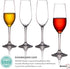MICHLEY Tritan Champagne Flutes Glassware, Set of 4 Unbreakable Plastic Wine Glasses, 6 oz, Crystal Clear