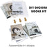 HMMSTR 4 PCS DIY Faux Books for Decoration,Coffee Tabletop Decor Book, Living Room Decorative Objects, Entry Decor