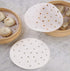 100pcs Air Fryer Liners, 10 inches Bamboo Steamer Liners, Non-stick Steamer Mat Liner for Baking Cooking