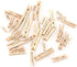 Durable Mini Wooden Clothespins for Crafts, 1-Inch Size, Pack of 100 for DIY Projects, Photos, Home Decor