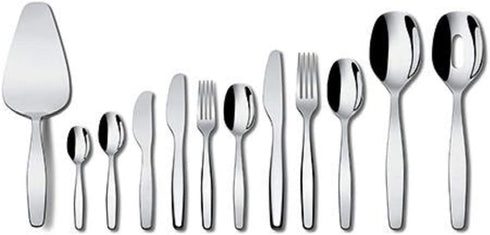 Alessi ANF06/8 Itsumo Coffee Spoon Set, 6 Pieces in 18/10 Stainless Steel