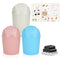DIBALIYI 3 Pcs Mini Trash Can with Lid, Small Desktop Trash Can, Countertop