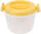 HEMOTON Microwave Rice Cooker: 2L Pasta Cooker Maker, Oven Rice Cooker Steamer for Rice, Chicken, Pasta