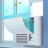 Air Conditioner Deflector for Window Units - Universal Adjustable Anti-Wind Baffles, 20.83"x10.61" Freely Cut, White