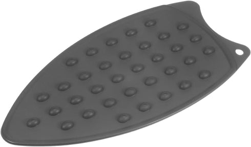 Silicone Iron Rest Pad, Multipurpose Hot Resistant Mat for Ironing Board, Compact Mat for Steam (Grey).