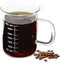 Novelty 14 Ounces Laboratory Beaker Mug - Heat Resistant Borosilicate Glass with Accurate Measurement Markings,