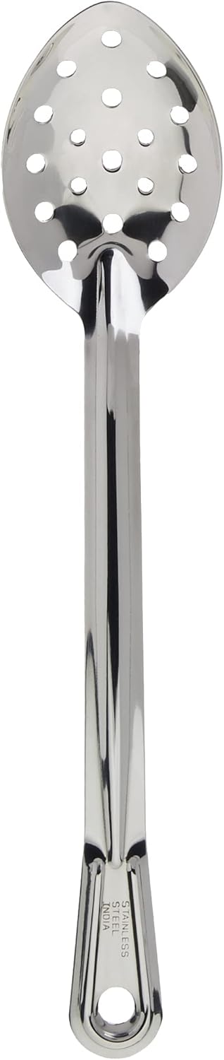Winco Perforated Basting Spoon, 13-Inch Stainless Steel