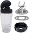 Joystar Blend-N-Go Smoothie Kit: Ice Crusher Blade with Bottle Cup and Lid for Oster Blender (3, PETG+6 SS blade)