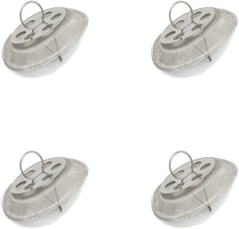 4 Pack Round Tea Strainer for Spout Inside, 1.52" Diameter, Stainless Steel Kettle Spout Filter for Teapot, Small,