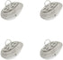 4 Pack Round Tea Strainer for Spout Inside, 1.52" Diameter, Stainless Steel Kettle Spout Filter for Teapot, Small,