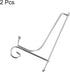 uxcell 5 Inch 2Pcs Iron Decorative Plate Stand, Metal Easel Folding Display for Photos