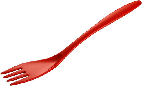 12-Inch Melamine Cooking & Serving Fork, Red