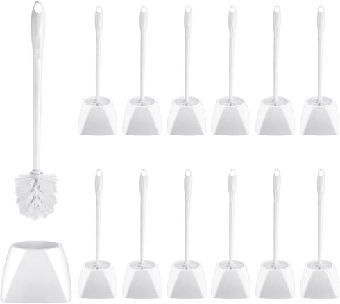 FoldTier 15 Sets Toilet Holder and Brush Set 16.14 Inch Toilet Bowl