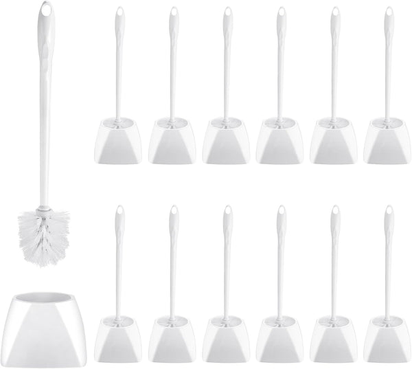 FoldTier 15 Sets Toilet Holder and Brush Set 16.14 Inch Toilet Bowl
