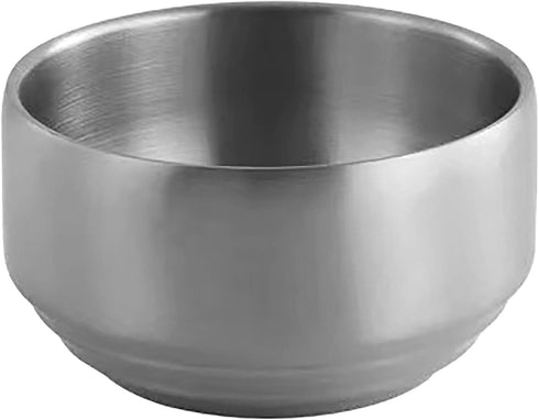 YIKANGHENG Thickened 304 Stainless Steel Bowl, 300Ml Food Grade Bowl for Soup, Rice, Salad, Breakfast, Dinner (1, 10.5