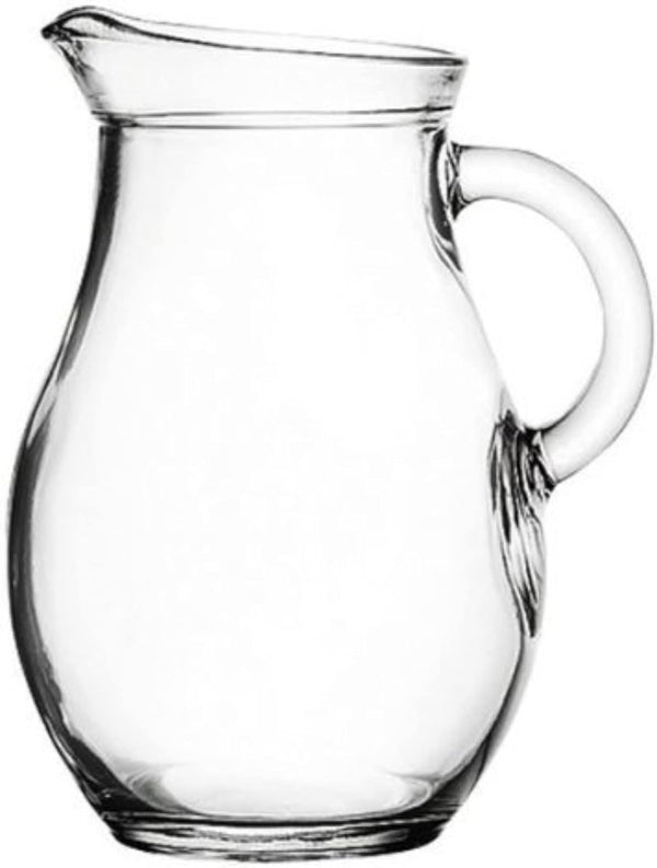 AMAZING CHILD Small Glass Pitcher, 18 Ounces - 6" High, Child Sized