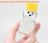 Cufarys 12 Pack 2oz (12) Honey Bear Bottle Bear Shape Clear Empty Honey Bottles Honey Jar with Screw Lid,Plastic Mini