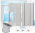 Portable Air conditioner Window Kit, Adjustable Vertical/Horizontal Sliding Window Kit Plate for
