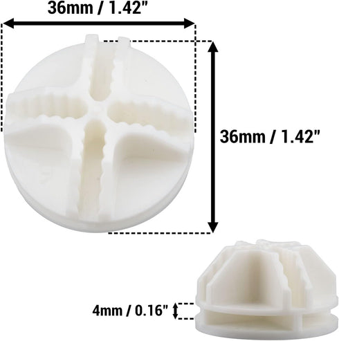 40 Pcs Wire Cube Plastic Connectors, Replacement Corners for Modular Closet Storage Organizer and Wire Grid Shelving