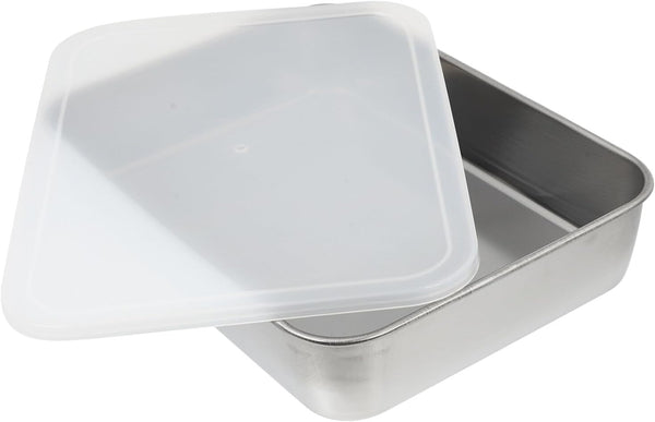 Stainless Steel Bakeware Kitchen Pan Set, Cake Pan Serving Plate, Food Container Bake Pan for Kitchen Supplies