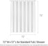 MitoVilla Grey Marble Shower Curtain Set, Luxury Waterproof Washable Fabric Shower Curtain for Bathroom Decor, 72 x 72
