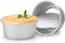 Beasea 6 Inch Round Cake Pan Set of 2, Nonstick Aluminum Alloy Cheesecake Pan with Removable Bottom