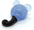 Mouse Micro Tiny Figurines - Hand Blown Glass Art Animals Collectible Gift Home Décor (Blue Cartoon)