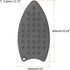 Silicone Iron Rest Pad, Multipurpose Hot Resistant Mat for Ironing Board, Compact Mat for Steam (Grey).