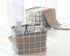 AARAINBOW 3 Packs Storage Basket Bins - Canvas Mini Storage Cubes for Makeup, Toys, Books (3 Gray)