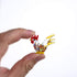 Crystalsuncatcher Handmade Mini Cock Art Glass Blown Animal Figurine (Cock)